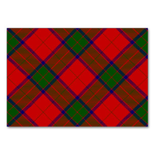 Robertson tartan rot kariert tischnummer