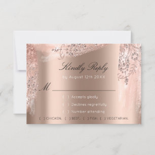 Robes noires RSVP Rose Weddin Glitter Bridal Showe