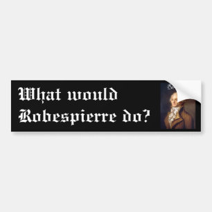 Robespierre 1 mit blackadder autoaufkleber