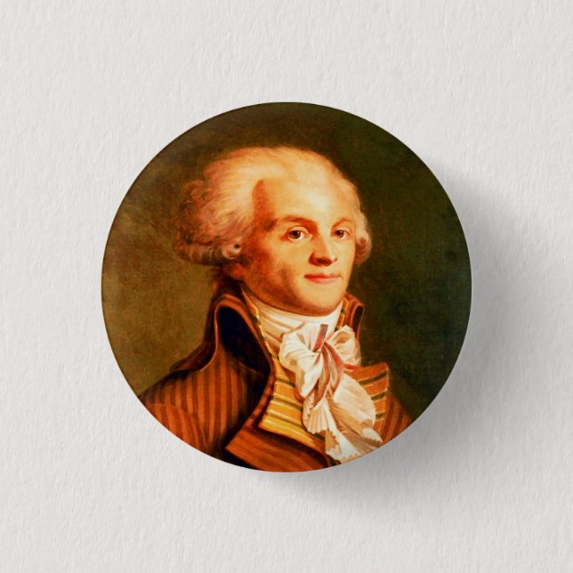Robespierre Knopf Button (Vorderseite)