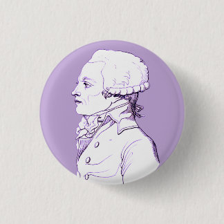 Robespierre Profil in Lavender Button