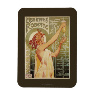 Robette Absinthe-Werbeposter Magnet
