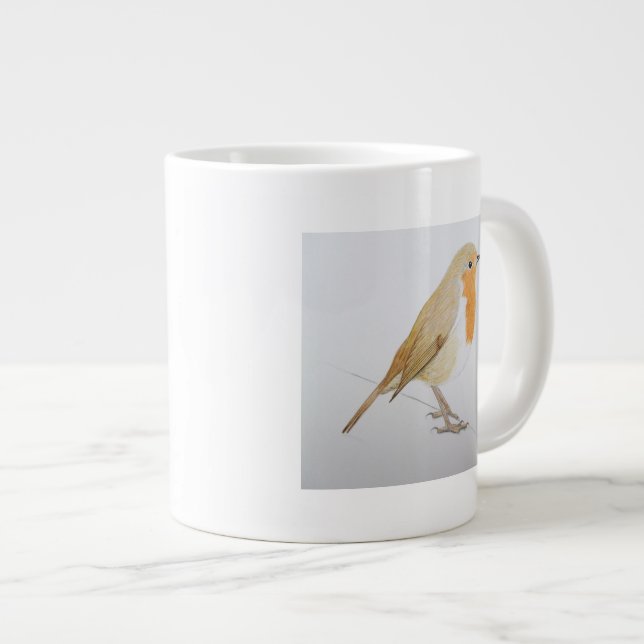 Robin 2011 Jumbo-Tasse (Vorderseite Rechts)