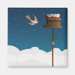 Robin, aimant carré