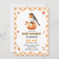 Robin-Baby-Party-Einladung