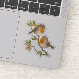 Robin Birds Custom-Cut Vinyl Stickers Aufkleber