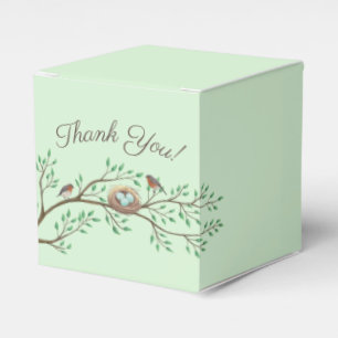 Robin Birds Nest Eggs Spring Baby Dusche Geschenkschachtel
