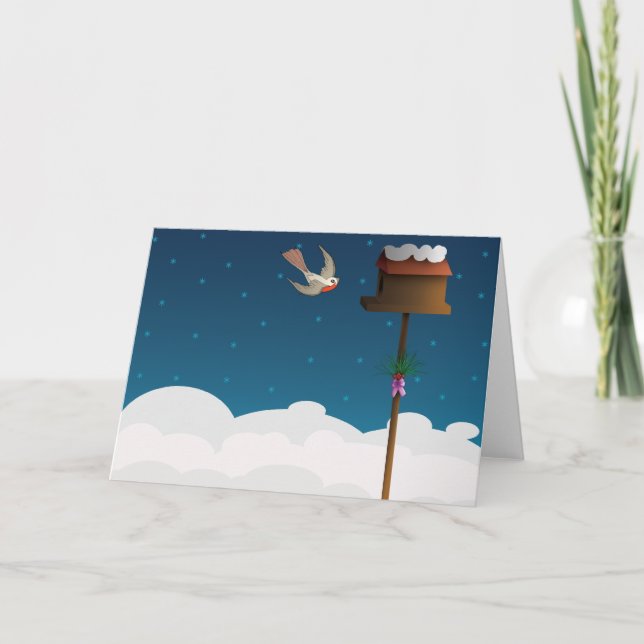 Robin, carte de voeux (Devant)