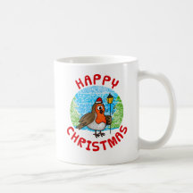 Robin Christmas Wildlife Carol Singer Musiker