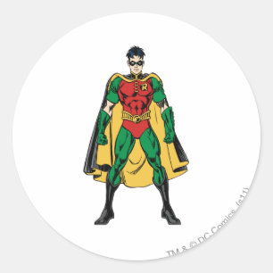 Robin Classic Stance Runder Aufkleber