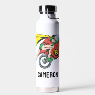 Robin & Cycle    Namen eintragen Trinkflasche