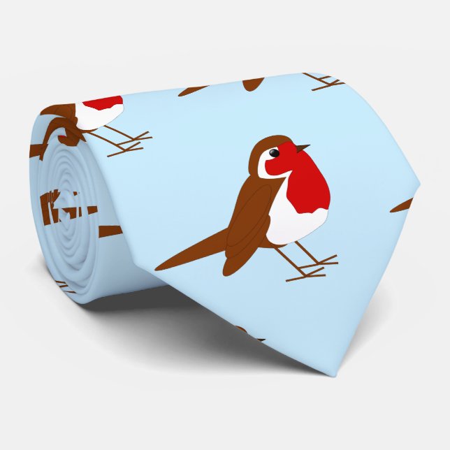 Robin Design Krawatte (Gerollt)