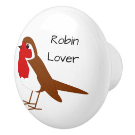 Robin Design Personalised Keramikknauf