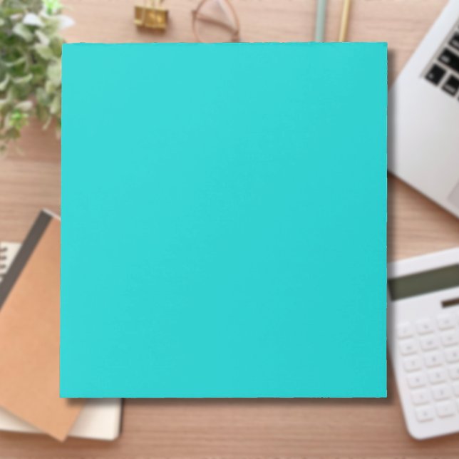 Robin Egg Blue Solid Color | Classic | elegant Notizblock (Von Creator hochgeladen)