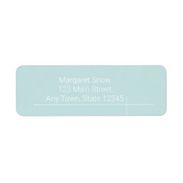 Robin Egg Blue Wedding Rücksendeadressen-Aufkleber