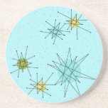 Robin-Ei-blauer Getränkeuntersetzer<br><div class="desc">Dieses Robins Ei-kennzeichnet blaues Iconic AtomSternexplosion-Sandstein-Untersetzermuster iconic AtomSternexplosionen. Das ist recht! Die alte Schule, farbiger Hintergrund des Eies des Rotkehlchens Blau mit Goldtupfen ist- der perfekte Hintergrund für den vibrierenden Türkis, den beruhigenden Sellerie und farbigen die Kreise des kitschy Birnengrüns. Die Stellen der Farbe werden sporadisch in verschiedene Größen mit...</div>