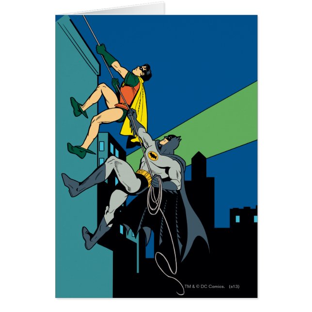 Robin Et Batman Grimpent (Devant)