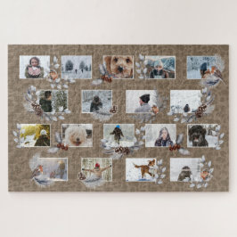 Robin Foto Collage Custom Rustic Kraft Paper Vogel