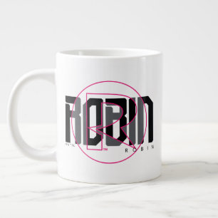 Robin Hi-Tech Name Grafik Jumbo-Tasse