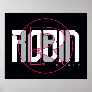 Robin Hi-Tech Name Grafik Poster