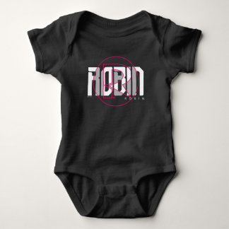 Robin Hi-Tech Name Graphic Baby Strampler