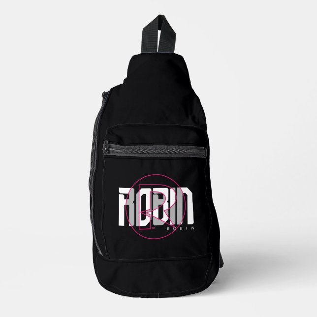 Robin Hi-Tech Name Graphic Crossbody Bag (Vorderseite)