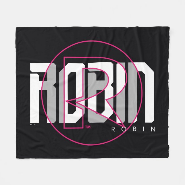 Robin Hi-Tech Name Graphic Fleecedecke (Vorderseite (Horizontal))