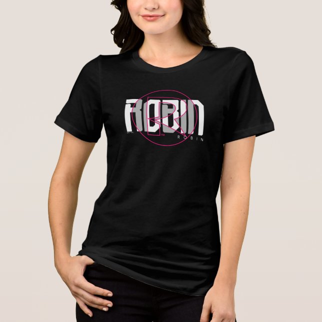 Robin Hi-Tech Name Graphic Tri-Blend Shirt (Vorderseite)