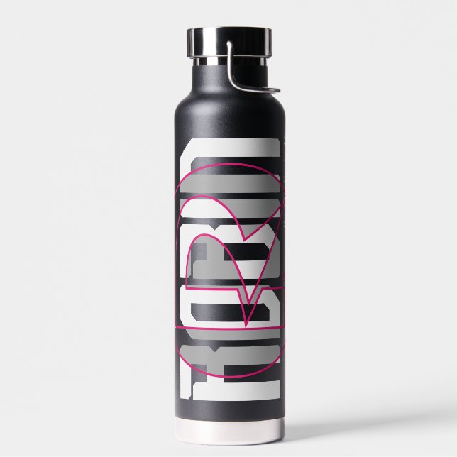 Robin Hi-Tech Name Graphic Trinkflasche (Links)