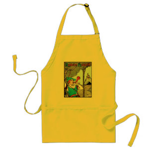 Robin-Hood-Antique-Illustration Fröhliche Männer Schürze