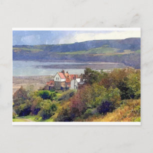 Robin Hood Bay, Yorkshire, England Postkarte