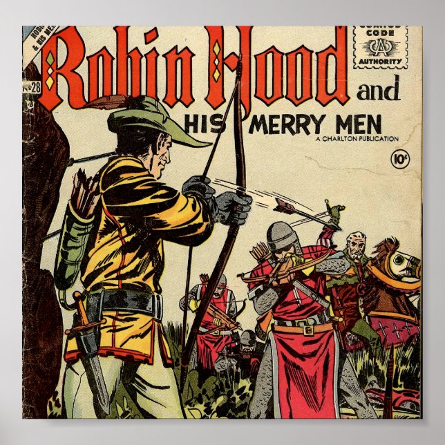 Robin Hood Comic Book Poster (Vorne)