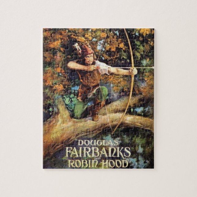 Robin Hood Film-Plakat-Puzzlespiel 1922 (Vertikal)