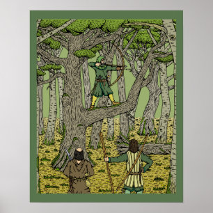 Robin Hood im Sherwood-Wald Poster