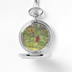 Robin Hood im Wald Armbanduhr