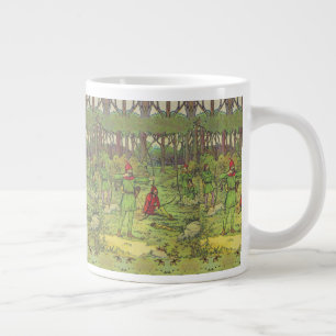Robin Hood im Wald große Kaffeetasse Jumbo-Tasse
