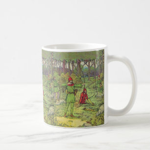 Robin Hood im Wald Kaffeetasse