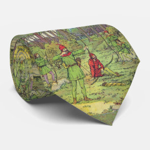 Robin Hood im Wald Krawatte