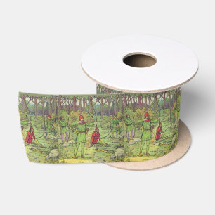 Robin Hood im Wald Satinband