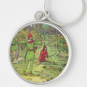 Robin Hood im Wald  Schlüsselanhänger