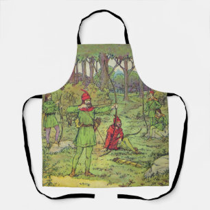 Robin Hood im Wald Schürze