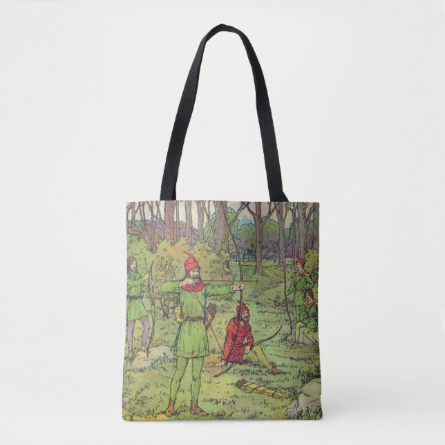 Robin Hood im Wald  Tasche (Vorderseite)
