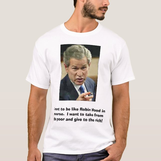 Robin Hood in umgekehrtem T-Shirt (Vorderseite)