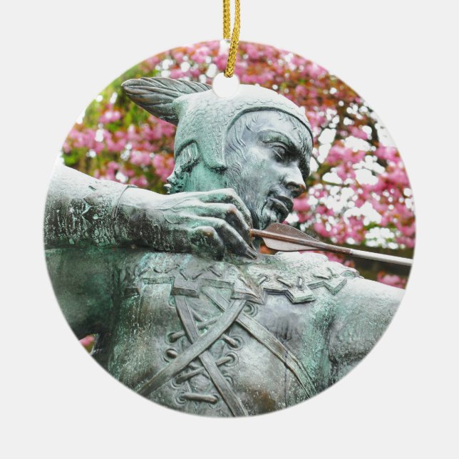 Robin Hood Keramik Ornament (Vorne)