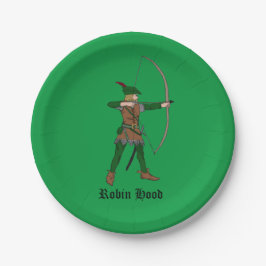 Robin Hood Paper Plate Pappteller