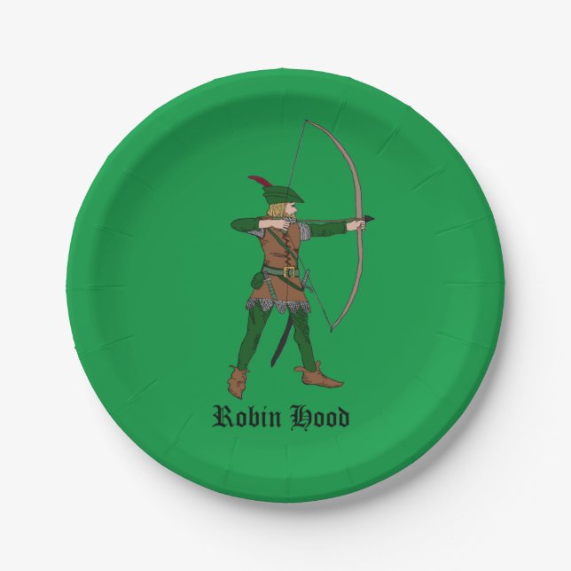 Robin Hood Paper Plate Pappteller (Vorderseite)