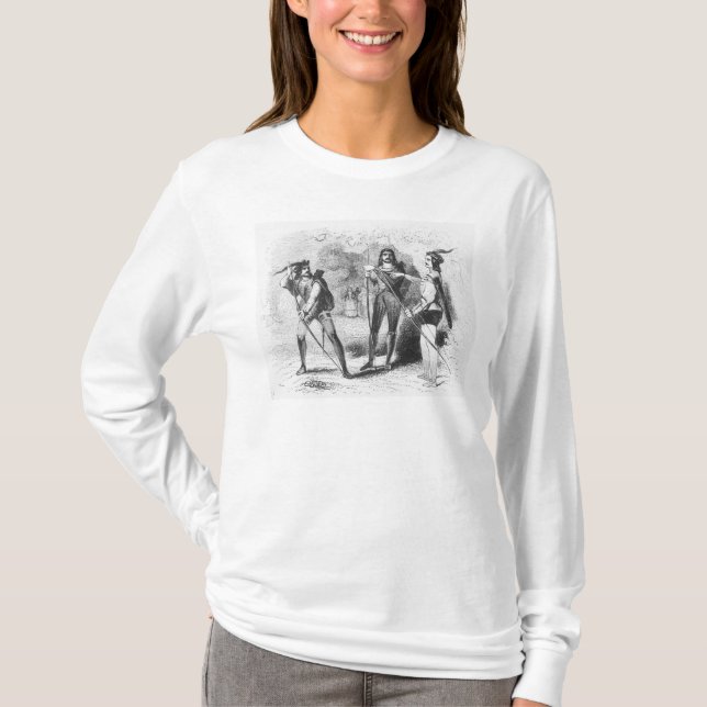 Robin Hood, Scharlachrot und John T-Shirt (Vorderseite)