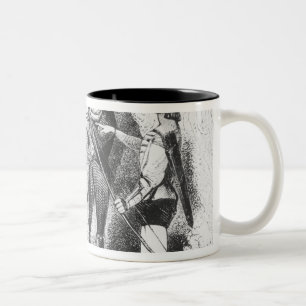 Robin Hood, Scharlachrot und John Zweifarbige Tasse