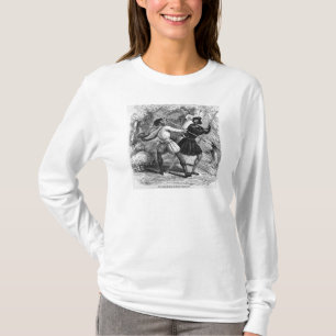 Robin Hood und das Tanner mit Viertel-Personal T-Shirt