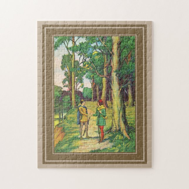 Robin Hood und Klein John (Vertikal)
